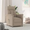 vidaXL Fauteuil Relax Taupe Taupe 70.5 x 96.5 x 95 cm Polyester