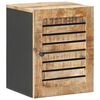 vidaXL Armoire suspendue avec porte Marron et Noir 38 x 33,5 x 48 cm