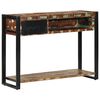 vidaXL Table console multicolore 100x35x75 cm bois massif r&eacute;cup&eacute;ration