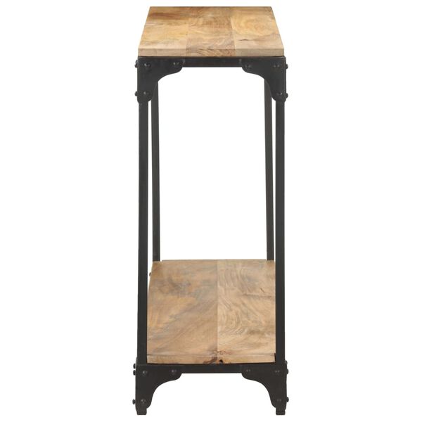 vidaXL Table console 110x30x75 cm Bois de manguier massif