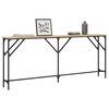vidaXL Table console ch&ecirc;ne sonoma 180x23x75 cm bois d'ing&eacute;nierie