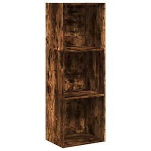 vidaXL Biblioth&egrave;que ch&ecirc;ne fum&eacute; 40x30x114 cm bois d'ing&eacute;nierie