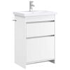 vidaXL Ensemble de mobilier de salle de bain Blanc 61 x 40 x 84,5 cm