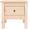 vidaXL Tables d'appoint 2 pcs 40x40x39 cm Bois massif de pin