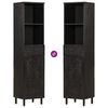vidaXL Ensemble d'armoires de salle de bain 3 pcs bois manguier massif