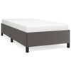 vidaXL Cadre de lit sans matelas gris 80x200 cm similicuir