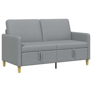 vidaXL Sofa avec rangement Gris clair 152 x 78 x 87 cm Polyester