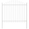 vidaXL Cl&ocirc;ture de jardin 5 pcs Blanc 170 x 190 cm