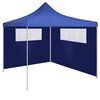 vidaXL Paroi lat&eacute;rale de belv&eacute;d&egrave;re avec fen&ecirc;tres 6x2 m Bleu