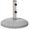 vidaXL Base de parasol pour poteau de 40 &agrave; 50 mm 26.45 kg Gris