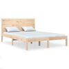 vidaXL Cadre de lit sans matelas 160x200 cm bois massif de pin