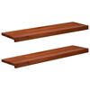 vidaXL Marches d'escalier 2 pi&egrave;ces 100 x 30 x 2 cm Marron