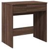 vidaXL Coiffeuse avec miroir ch&ecirc;ne marron 73x46,5x120 cm