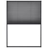vidaXL Moustiquaire pliss&eacute;e pour fen&ecirc;tre Aluminium Anthracite 60x80 cm