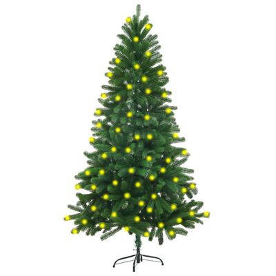 vidaXL Arbre de Noël artificiel pré-éclairé 150 cm vert