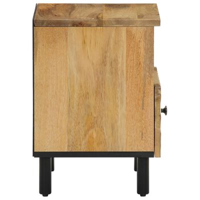 vidaXL Table de chevet 40x33x46 cm Bois de manguier solide