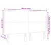 vidaXL T&ecirc;te de lit avec t&ecirc;te de lit Cr&egrave;me 180 cm Cuir synth&eacute;tique