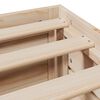 vidaXL Cadre de lit sans matelas avec tiroirs 140x190 cm bois de pin