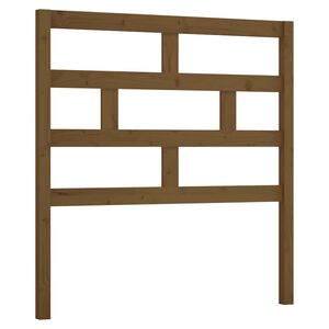 vidaXL T&ecirc;te de lit Marron miel 81x4x100 cm Bois massif de pin