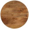 vidaXL Dessus de table &Oslash; 50x2,5 cm rond bois de manguier massif