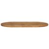 vidaXL Dessus de table 100x50x3,8 cm ovale bois massif de manguier