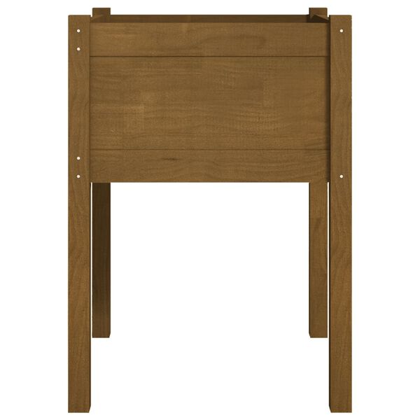 vidaXL Jardini&egrave;re d'ext&eacute;rieur Marron miel 50x50x70 cm Pin massif