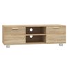 vidaXL Meuble TV Ch&ecirc;ne sonoma 120x40,5x35 cm Bois d'ing&eacute;nierie