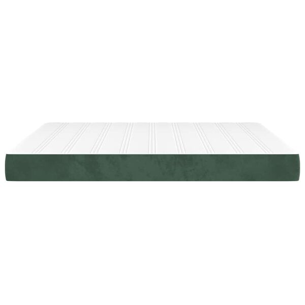 vidaXL Matelas de lit &agrave; ressorts ensach&eacute;s 160x210x20 cm velours