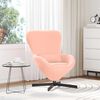 vidaXL Fauteuil &oelig;uf Rose 63 x 73 x 90 cm tissu