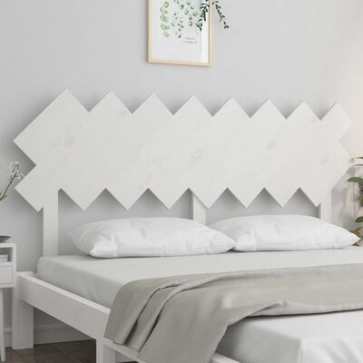 vidaXL Tête de lit Blanc 159,5x3x80,5 cm Bois massif de pin