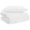vidaXL Duvet 2-en-1 avec oreiller 2 pc Blanc Plume de canard