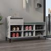 vidaXL Armoire &agrave; chaussures Sonoma gris 102x36x60 cm Bois d'ing&eacute;nierie