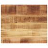 vidaXL Dessus de table rectangulaire bois massif de manguier brut