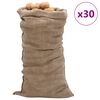 vidaXL Sacs en jute 30 pcs 65x135 cm 100 % jute 220 g/m&sup2;