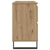 vidaXL Armoire de lavabo de salle de bain ch&ecirc;ne artisanal 65x33x60 cm