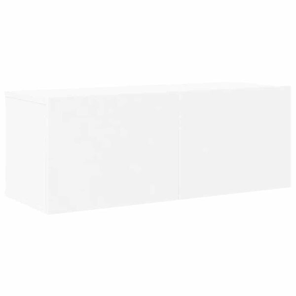 vidaXL Ensemble de meubles TV 8 pcs Blanc Bois d'ing&eacute;nierie