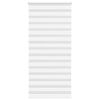 vidaXL Store z&egrave;bre blanc 95x200 cm largeur du tissu 90,9 cm polyester