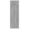 vidaXL Armoire de rangement sonoma gris 70x42,5x225 cm