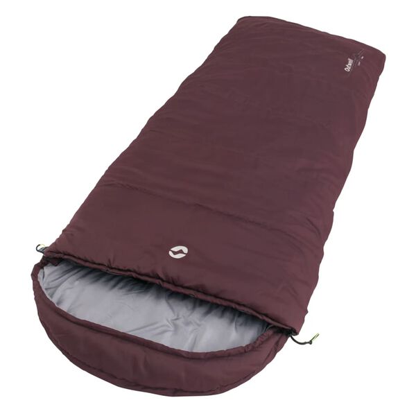 Outwell Sac de couchage Campion Lux fermeture &eacute;clair &agrave; gauche violet