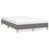 vidaXL Cadre de lit sans matelas gris fonc&eacute; 120x200 cm tissu