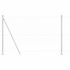 vidaXL Poteau de cl&ocirc;ture. Argent&eacute; 100 x 1,5 m (maille de 36 mm) Acier