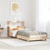 vidaXL Cadre de lit sans matelas 100x200 cm bois massif de pin