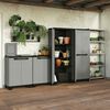 Keter Armoire de recyclage Planet gris et noir