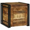 vidaXL Bo&icirc;te de rangement Marron et Noir 50 x 50 x 50 cm