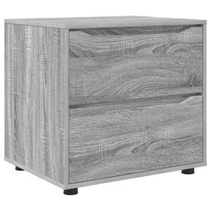 vidaXL Armoire de rangement 60 x 48 x 57 cm Bois d'ing&eacute;nierie