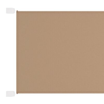 vidaXL Auvent vertical Taupe 250x360 cm Tissu oxford