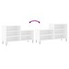vidaXL Armoire à chaussures Blanc 102x36x60 cm Bois d'ingénierie