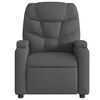vidaXL Fauteuil inclinable &eacute;lectrique Gris fonc&eacute; Tissu