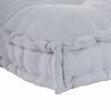 vidaXL Coussin de canap&eacute; sur palette Gris tissu
