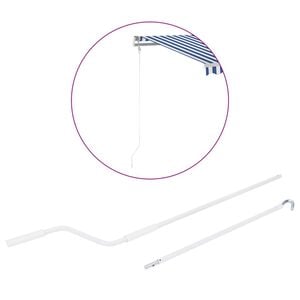 vidaXL Manivelle de remplacement pour auvent 150 cm